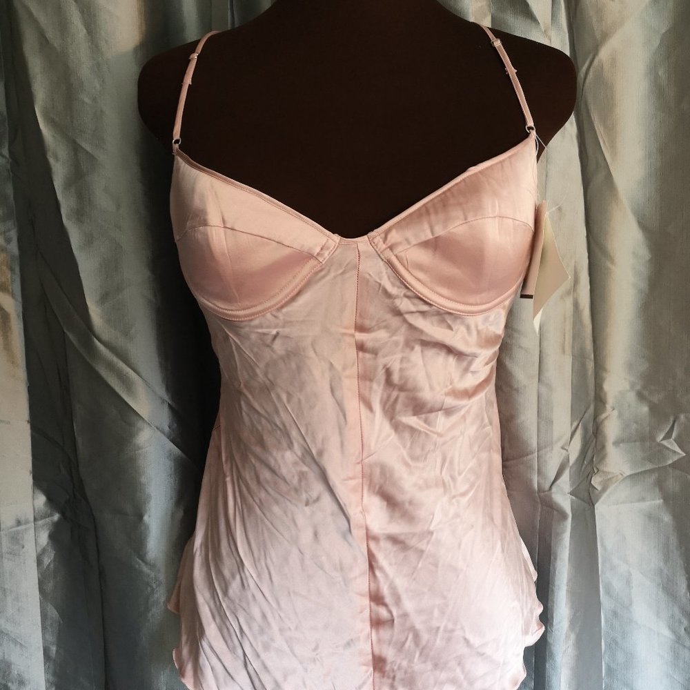 Dusty rose silk camisole size M
